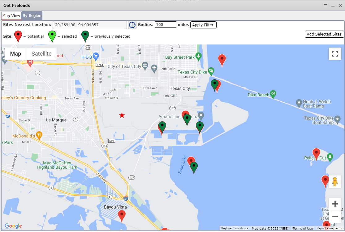 Graphical user interface, application, map

Description automatically generated